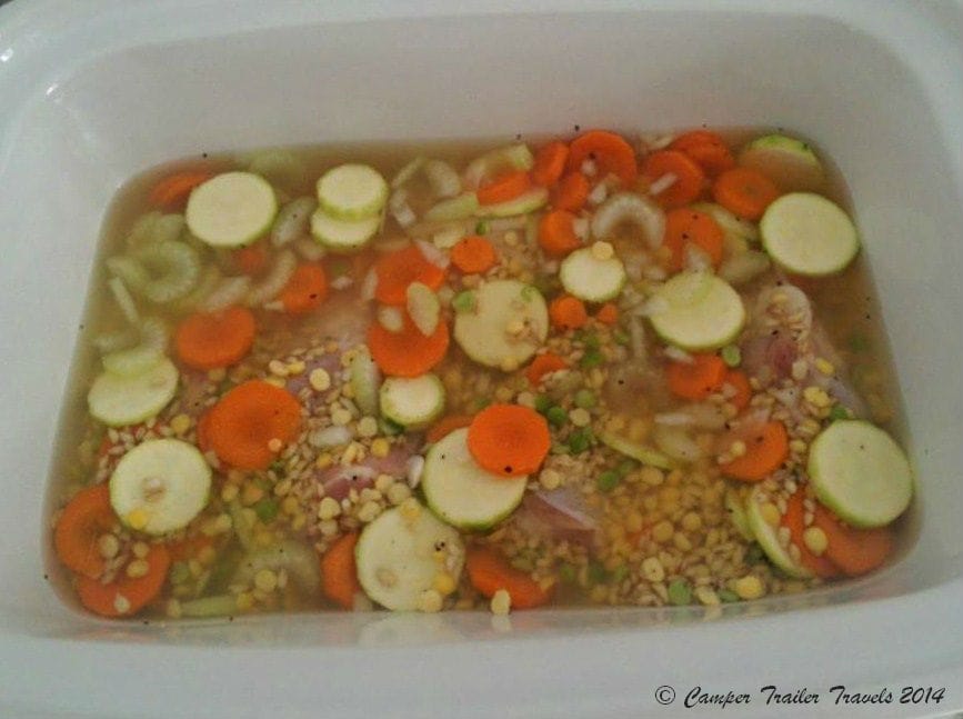 chicken and vegie soup