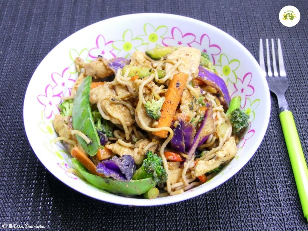 BBQ Chicken Stir Fry