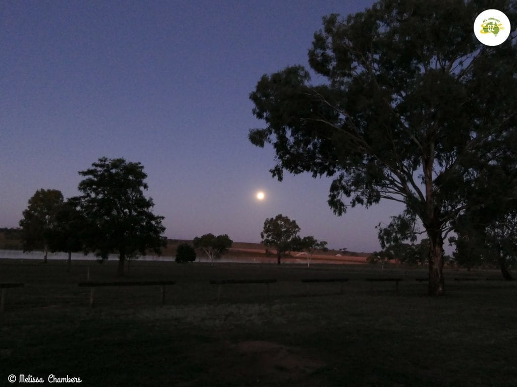 Full moon over Lake Keepit