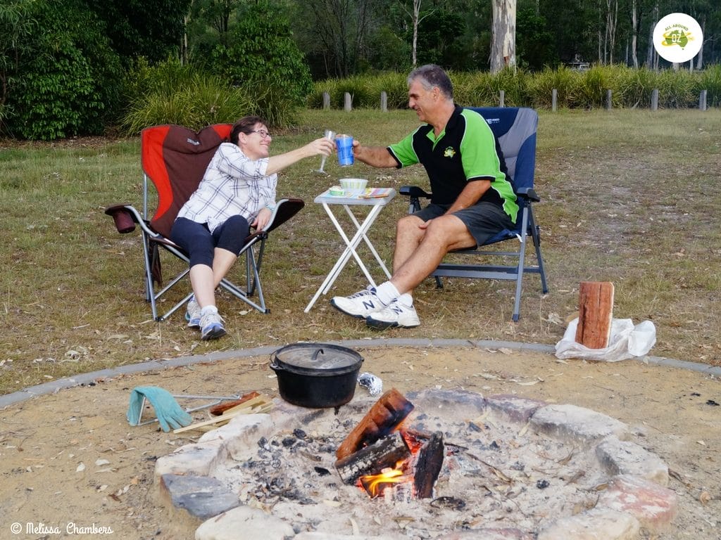 never go camping without my hubby