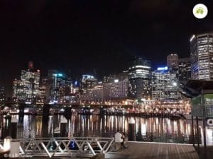 darling harbour sydney by night