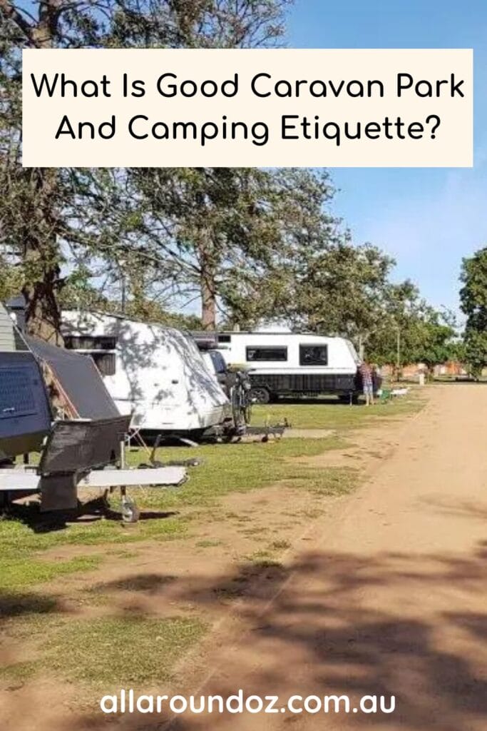 Camping etiquette