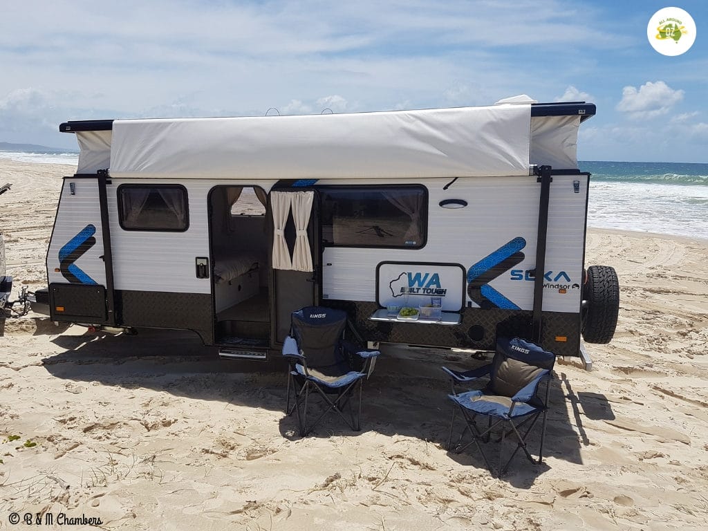 Pop tops are usually smaller and lighter to tow.