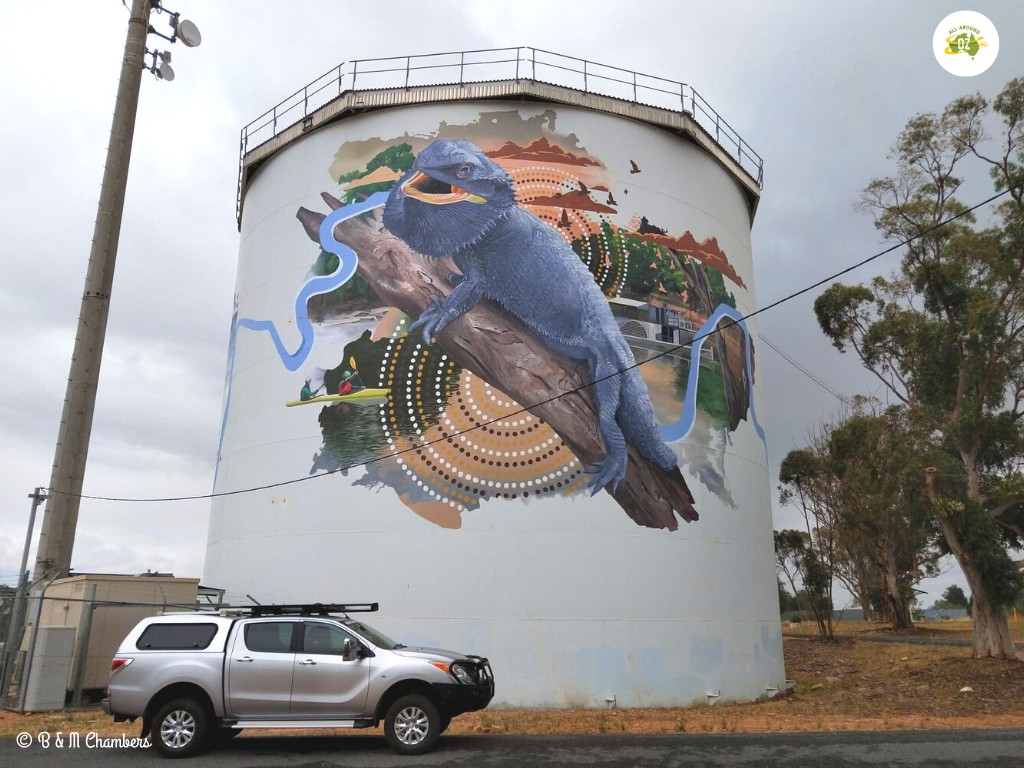 Bearded Dragon Mural Narrandera