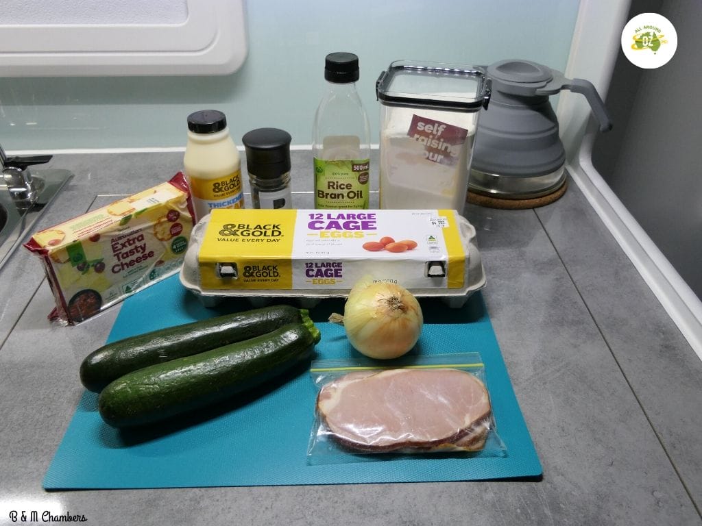 Zucchini Slice - Ingredients