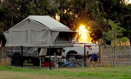 Fenced Camp Site