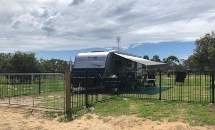 Fenced Caravan Site