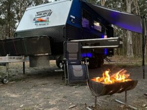 caravanning in winter