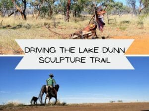 Driving the Lake Dunn Sculpture Trail