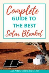 best solar blanket for caravanning