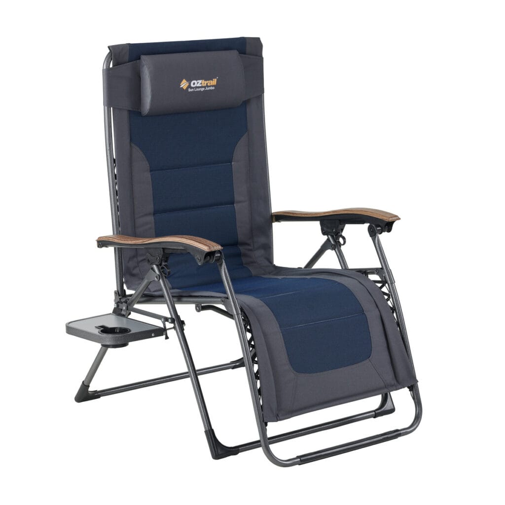 Oztrail sun lounge recliner camping chair