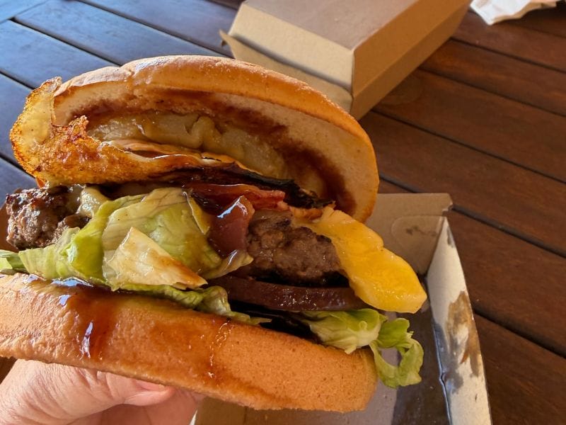 Mt Barnett Roadhouse Burger